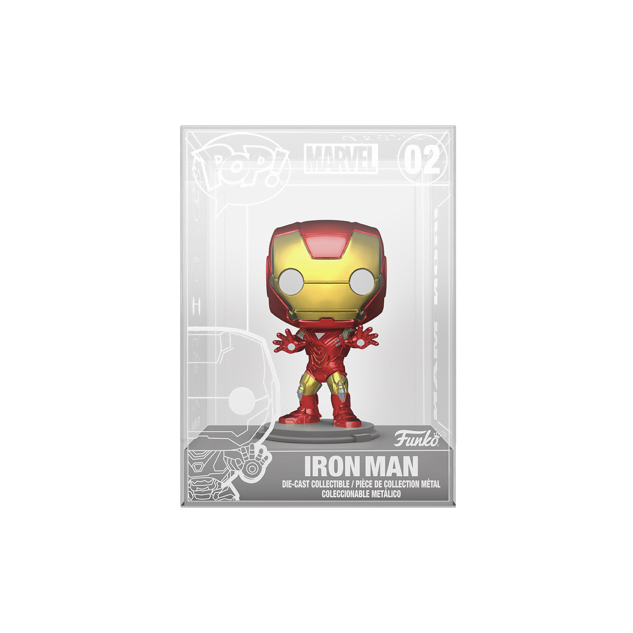 Marvel - Iron Man Avengers Die-Cast Exclusive Action Figure Funko Pop!