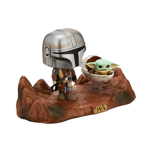 Moment Star Wars: The Mandalorian - Mandalorian and The Child Vinyl Bobblehead Action figure Funko Pop!