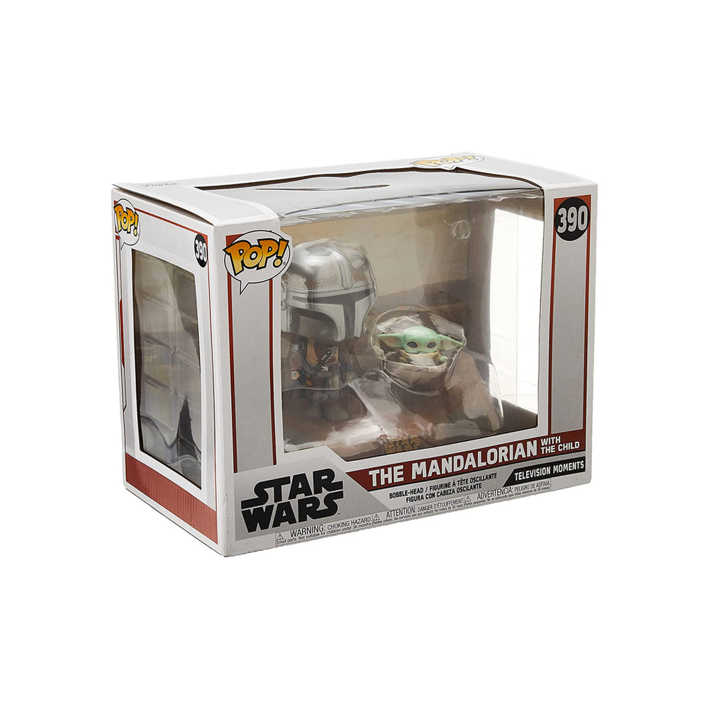 Moment Star Wars: The Mandalorian - Mandalorian and The Child Vinyl Bobblehead Action figure Funko Pop!