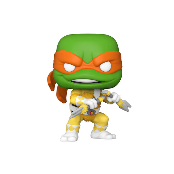Mikey As Mighty Morphin Power Ranger - Teenage Mutant Ninja Turtles Comic Con Fall 2022 Exclusive Action Figure Funko Pop!
