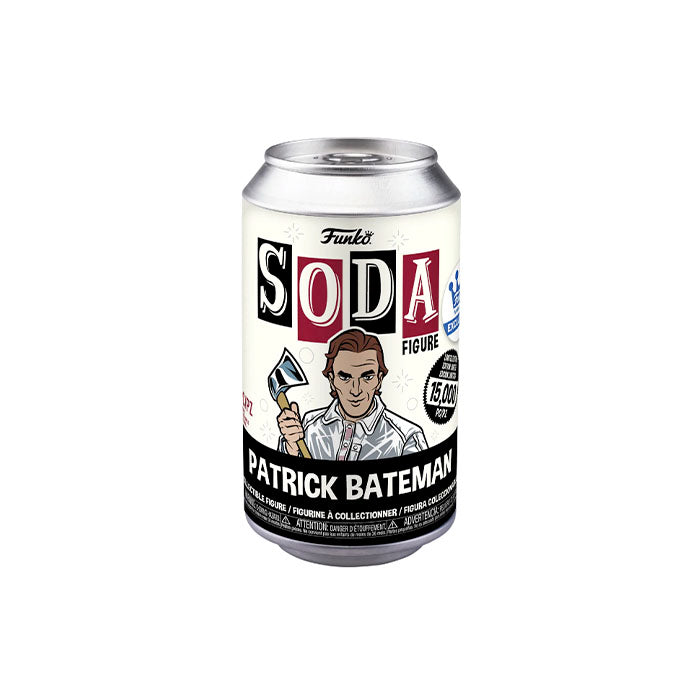 Patrick Bateman - American Psycho.  Funko Soda