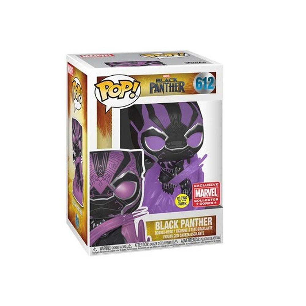 Funko Pop Black Panther Glows in the Dark Action figure #612