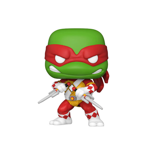 Rapheal As Mighty Morphin Power Ranger - Teenage Mutant Ninja Turtles Comic Con Fall 2022 Exclusive Action Figure Funko Pop!