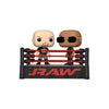 Funko Pop! The Rock vs Stone Cold in Wrestling Ring -  WWE Moment: Action Figure # Pack 2