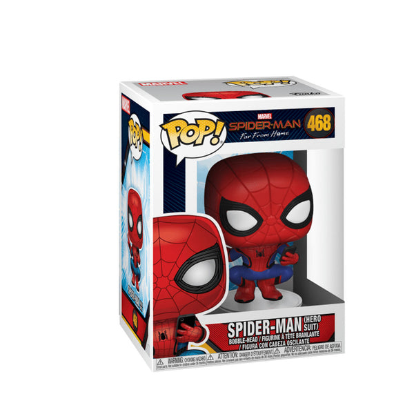 Funko Pop! Marvel: Spider-Man Far from Home - Spider-Man Hero Suit #468