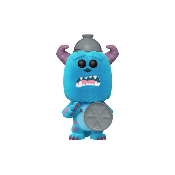 Funko Pop! Disney: Monsters Inc 20th - Sulley + Lid, Amazon Exclusive (Flocked) Action Figure #1156