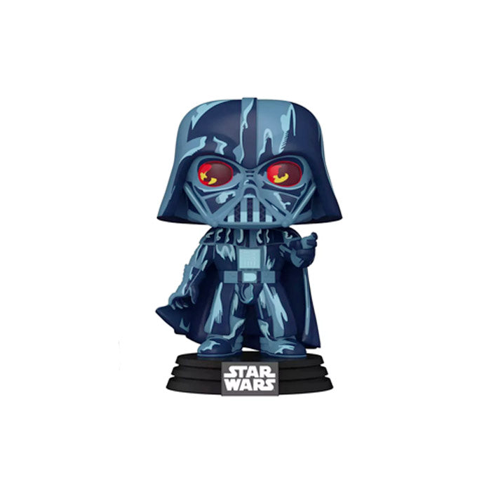 Funko Pop! [Damaged Box 8/10] Star Wars Retro Art Exclusive Darth Vader Action Figure #456