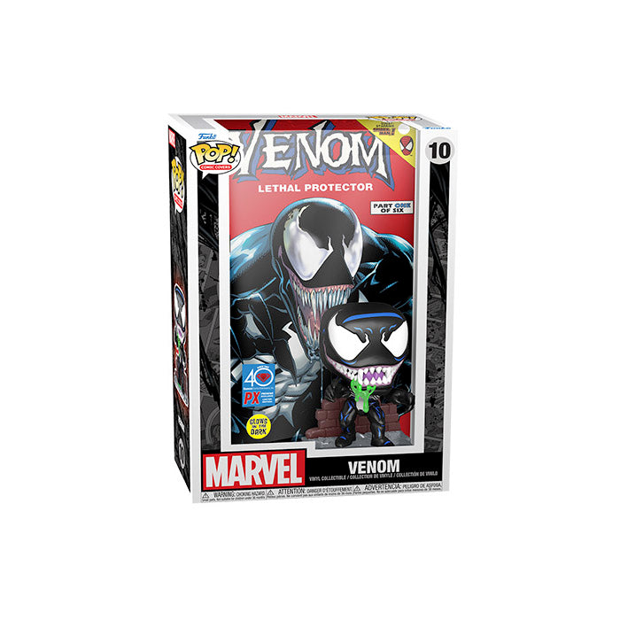 Funko Pop! Venom: Lethal Protector - Comic Cover Venom (Glow-in-the-Dark) PX Previews Exclusive Action Comic Action Figure #10