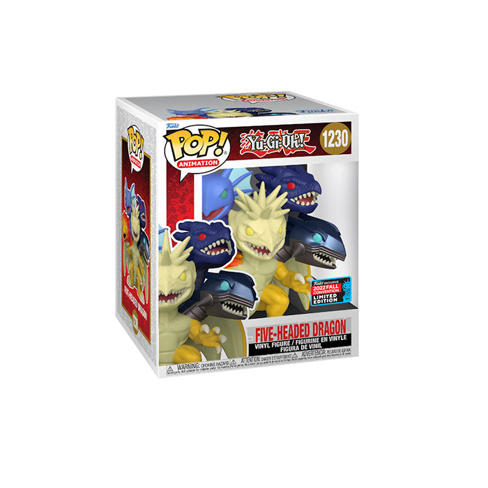 Funko Pop! 6'' Five Headed Dragon - YU-GI-OH! New York Comic Con Fall 2022 Exclusive Pop Action Figure #1230
